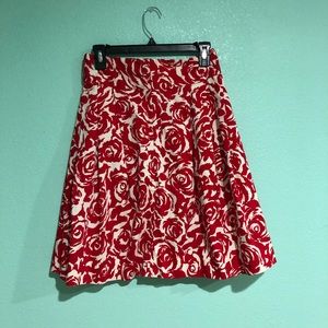 Rose Printed Skirt